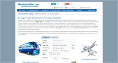 Desktop Screenshot of memleketebilet.com